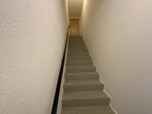 Treppenaufgang zum Dachboden