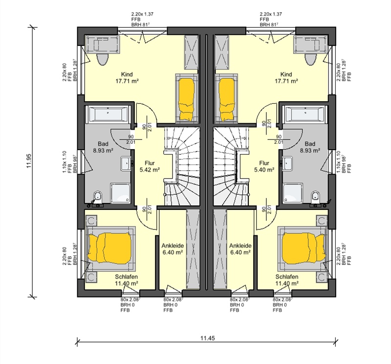 Grundriss Gemello-SD-147 OG